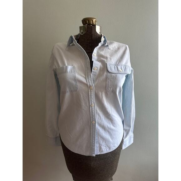 Lauren Ralph Lauren denim button down size petite S - Picture 1 of 5